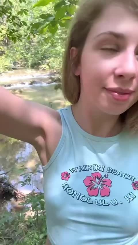 Video by SirinaDroll with the username @sirinadroll, who is a verified user,  September 11, 2023 at 12:59 AM. The post is about the topic Beauty Outdoor and the text says '#beauty #excitement #selfie #teenbait #sexy #dolly'