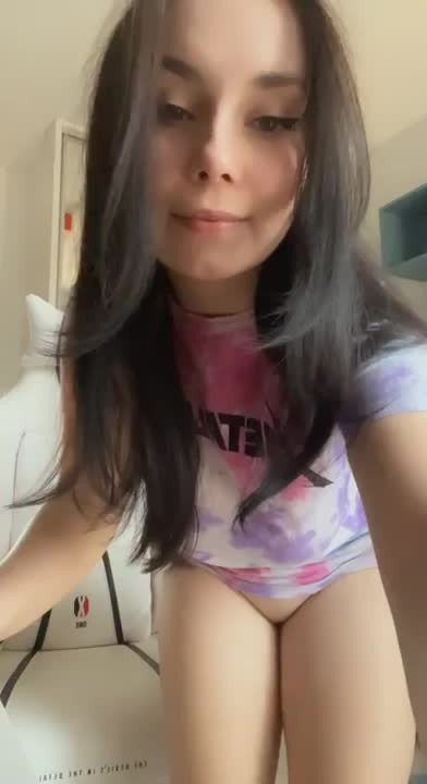Video by SirinaDroll with the username @sirinadroll, who is a verified user,  October 21, 2023 at 1:02 AM. The post is about the topic 18 and the text says '#sissy #goodnight #hot #shooting #aesthetic #selfie #teen'