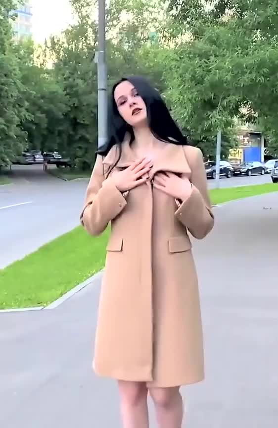 Video by SirinaDroll with the username @sirinadroll, who is a verified user,  October 26, 2023 at 8:40 PM. The post is about the topic Beauty Outdoor and the text says 'Anny #Undresses In The #Park and Walks #Naked Next to People
#saltlife #publicnudity #nakeddare #exposed'