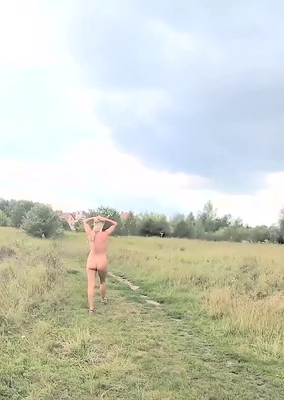 Video by SirinaDroll with the username @sirinadroll, who is a verified user,  April 13, 2024 at 1:33 AM. The post is about the topic Beauty Outdoor and the text says '#Nude #blonde girl walking in #nature 2'