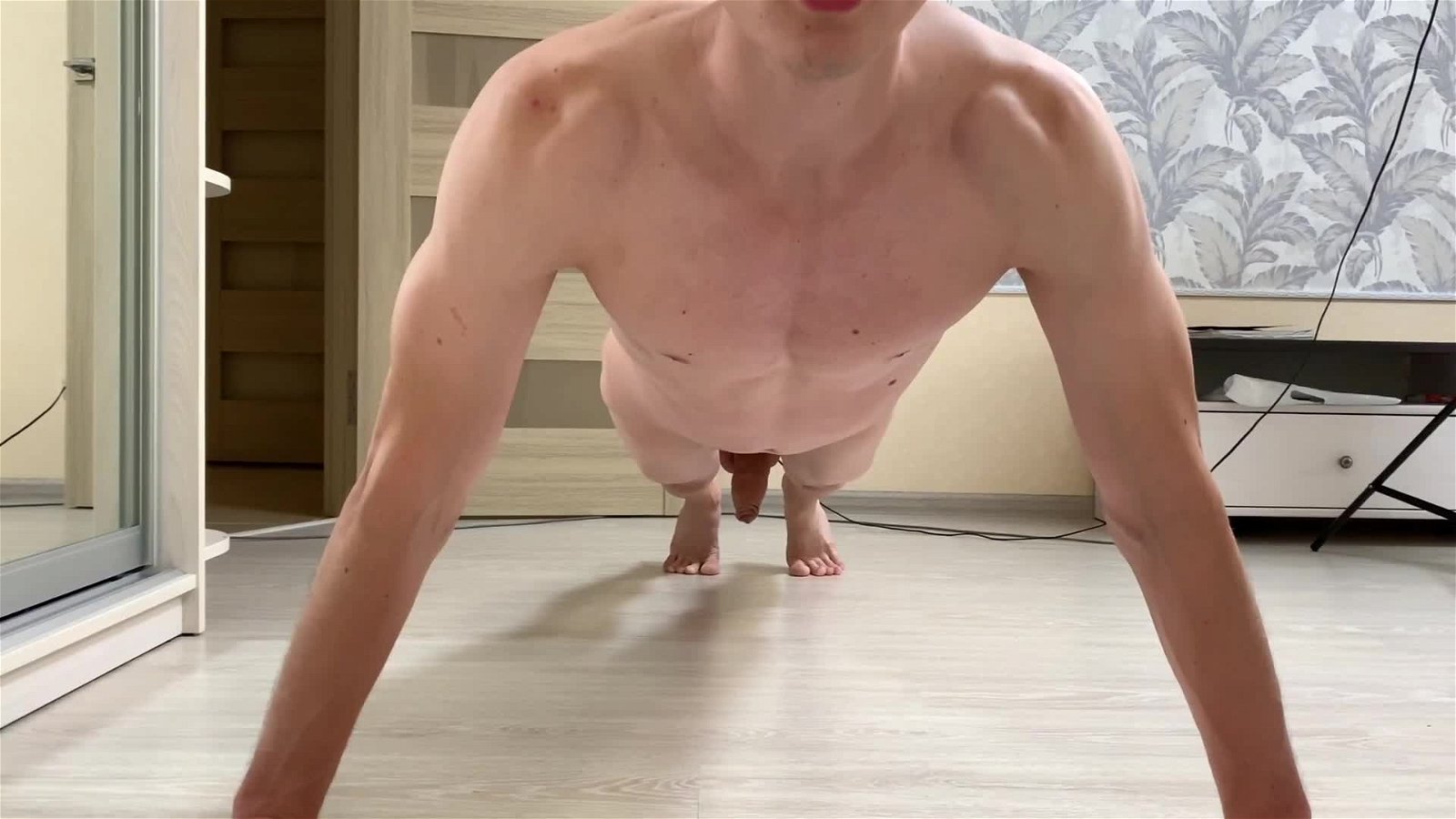 Video by LightDante with the username @LightDante, who is a star user,  April 12, 2024 at 5:07 AM. The post is about the topic Foreskin is Sexy and the text says 'My nude workout'