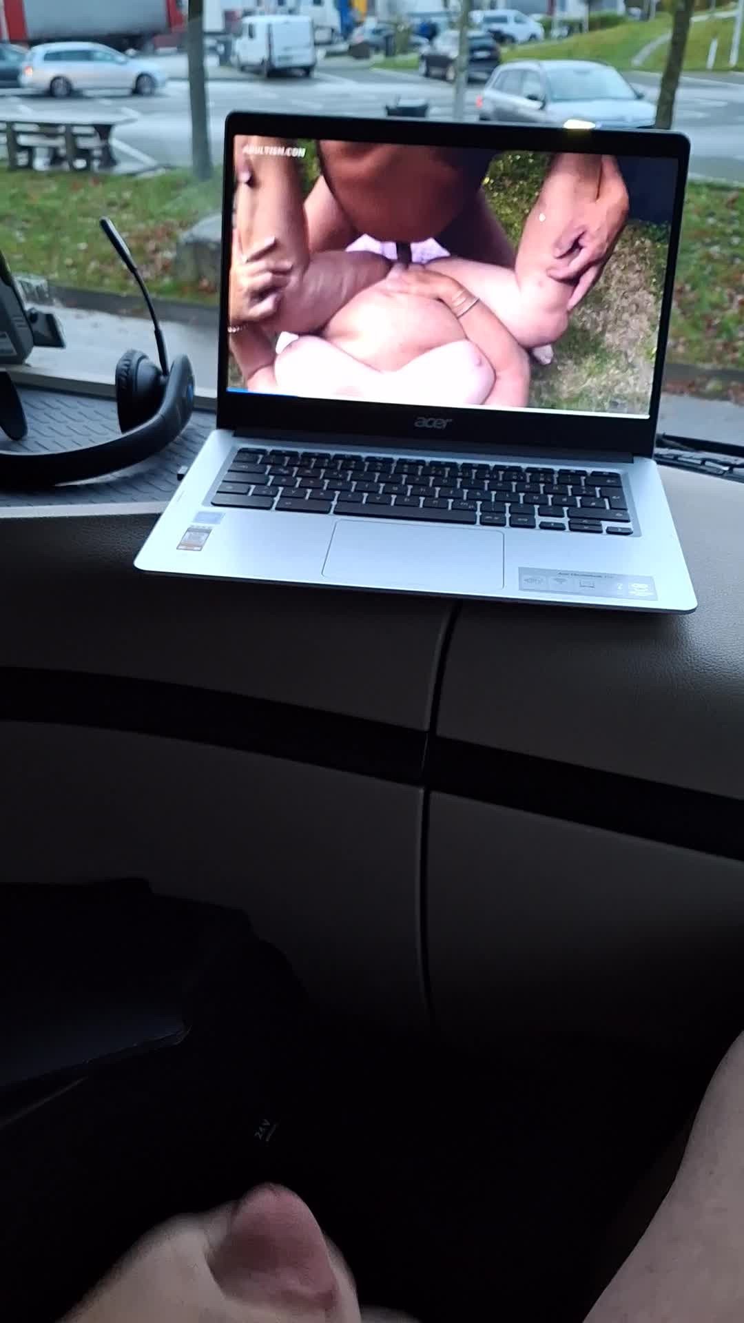 Video by romeosixtynine with the username @romeosixtynine, who is a verified user,  November 30, 2023 at 4:29 PM. The post is about the topic Flashers and Public Nudes and the text says 'Horny at work'