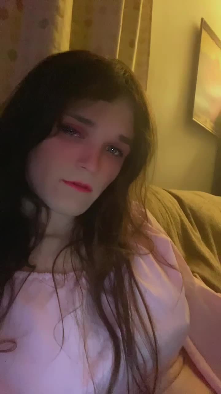 Shared Video by TSbelyyzaichik with the username @belyyzaichik, who is a verified user,  April 1, 2024 at 5:29 AM. The post is about the topic Her own cum and the text says 'Something about this just feels real and honest- like she's doing it for herself, and we just happen to be lucky enough to watch'