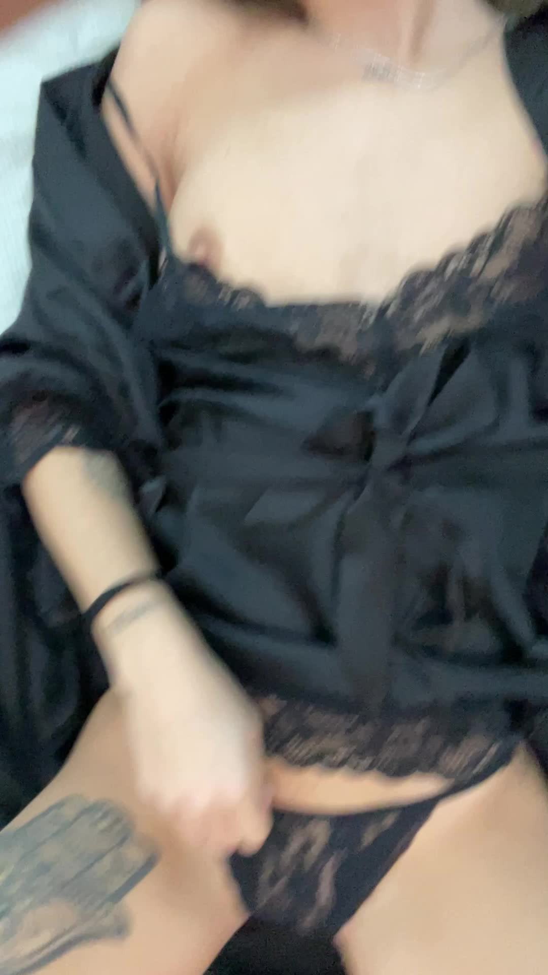 Video by lunaventura with the username @lunaventura, who is a star user,  September 11, 2023 at 9:20 PM. The post is about the topic Sexy Lingerie and the text says 'Do you like the way I look in black lingerie? 😈'