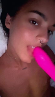 Video by lunaventura with the username @lunaventura, who is a star user,  October 30, 2023 at 10:00 PM. The post is about the topic Dildo and the text says 'Pink dildo sucking💓💓'