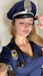 Video by tillythetoy with the username @tillythetoy, who is a star user,  October 14, 2023 at 4:10 PM. The post is about the topic Cosplay and the text says 'You're Under Arrest!'