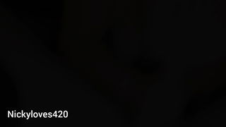 Video by Nickyloves420 with the username @Nickyloves420, who is a star user,  April 24, 2024 at 8:37 PM and the text says 'sucking daddy's cock while he smokes'