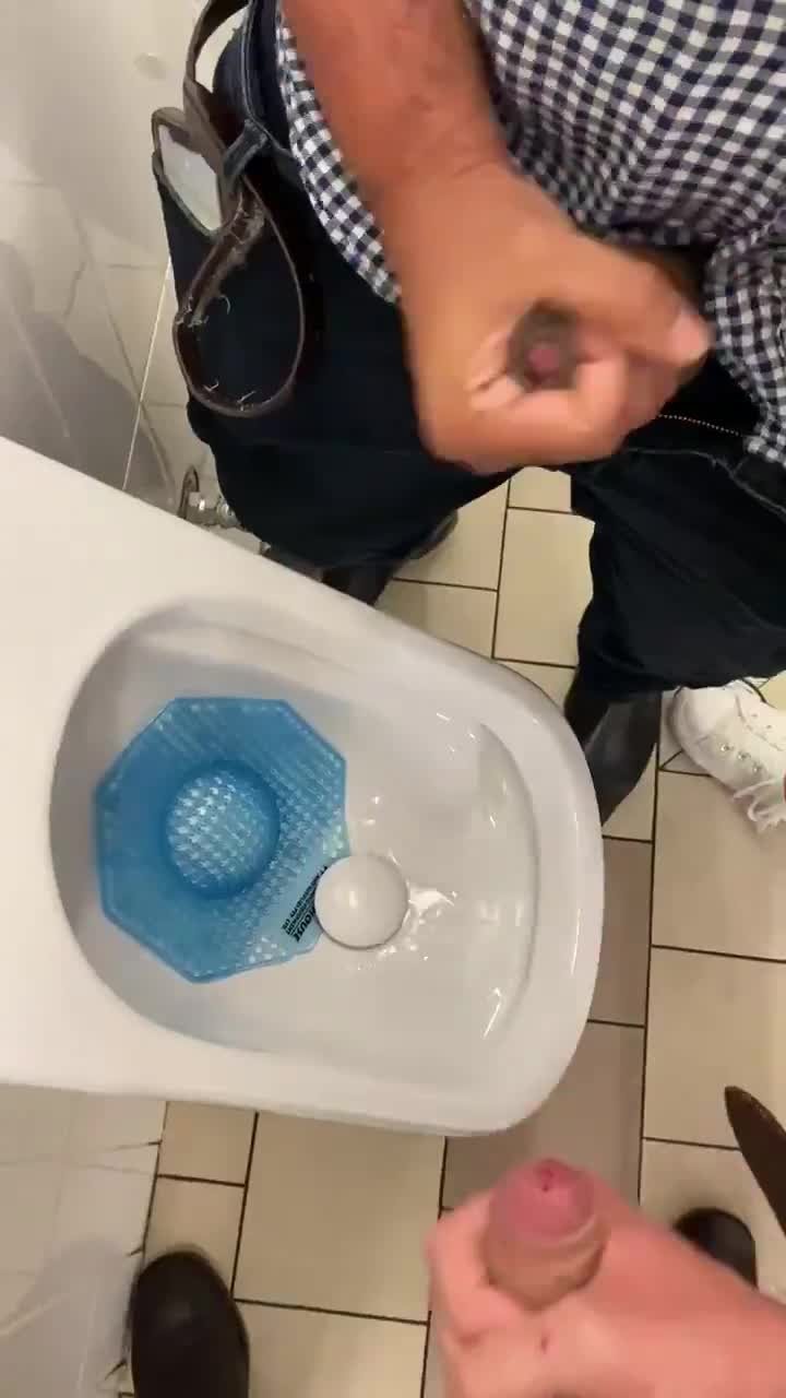 Shared Video by PissGuy with the username @Gaypissing, who is a verified user,  May 6, 2024 at 10:37 PM. The post is about the topic At the Urinal