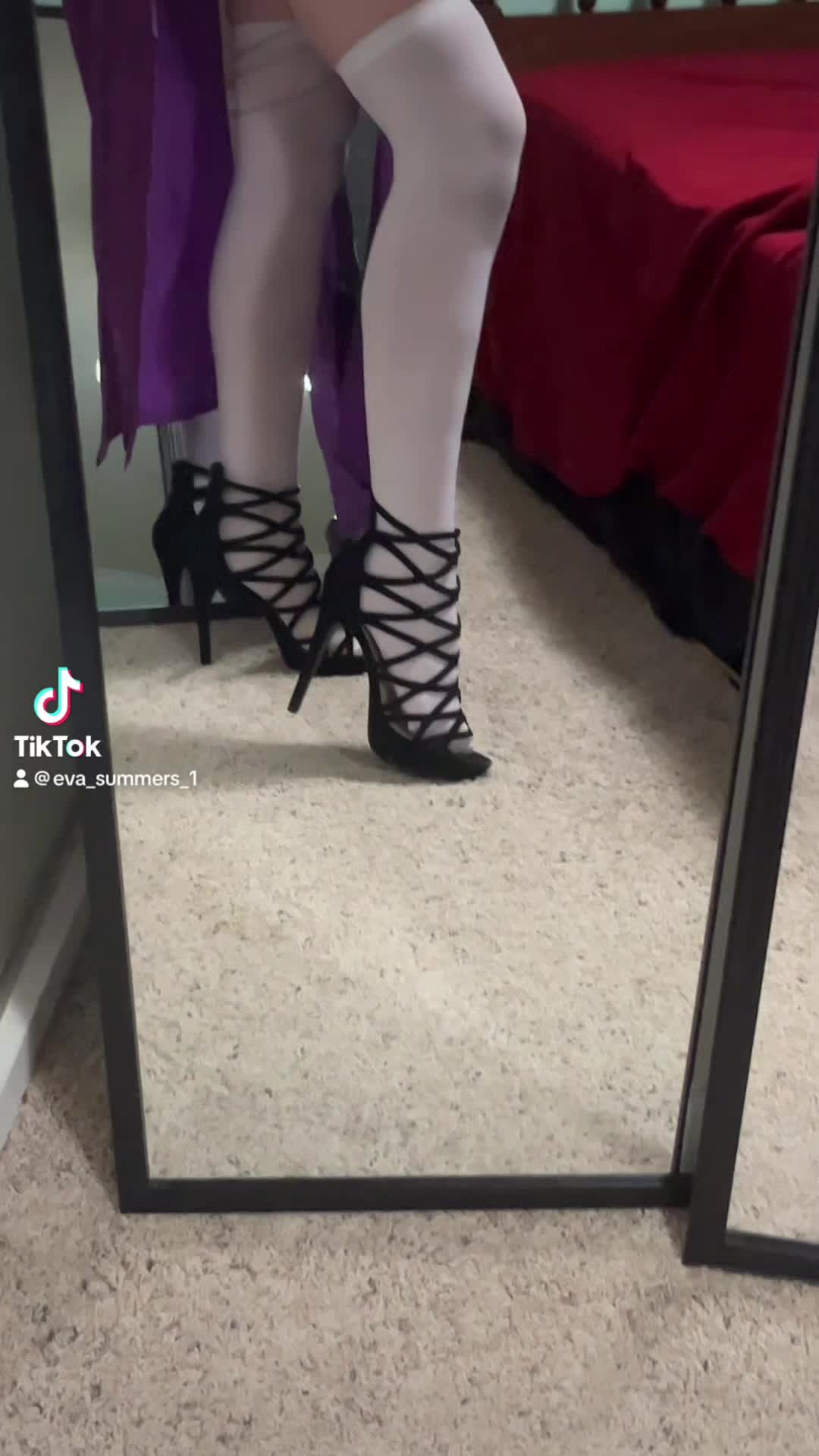 Video by Evasummers with the username @Evasummers, who is a star user,  March 6, 2024 at 11:00 PM. The post is about the topic NSFW TikTok and the text says '#girls #fyp #usa #blonde #thighhighs #petite #cosplay #princesszelda #zelda #highheels #cosplaygirls #princesszeldacosplay #zeldacosplay #cosplayers #meme #adultcontent #adulthumor #contentcreator #foryou #onlyfans #onlyfansgirls #foryou #midriff #belly..'