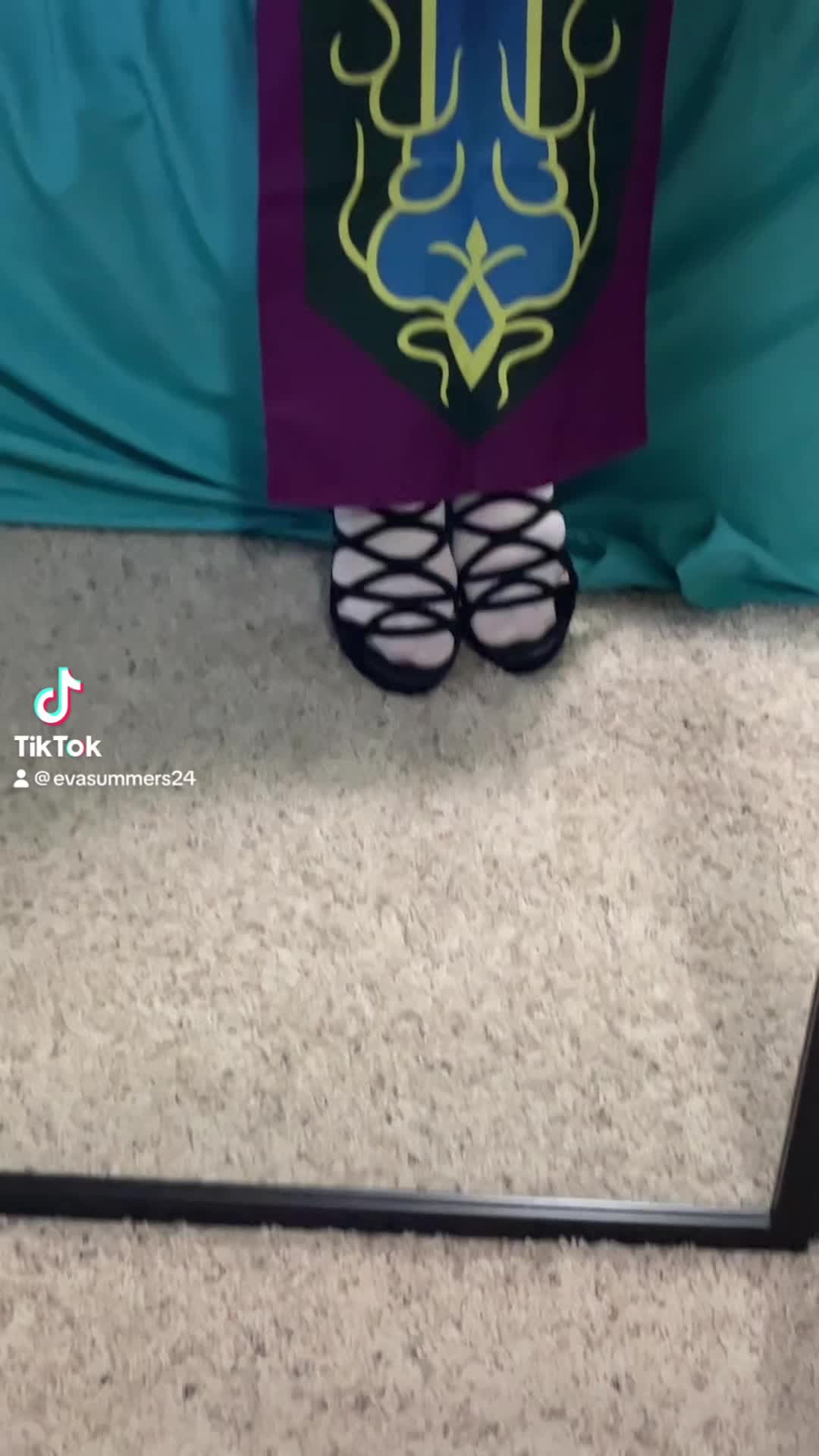 Video by Evasummers with the username @Evasummers, who is a star user,  March 8, 2024 at 1:00 AM. The post is about the topic NSFW TikTok and the text says '#girls #fyp #usa #blonde #thighhighs #petite #cosplay #princesszelda #zelda #highheels #cosplaygirls #princesszeldacosplay #zeldacosplay #cosplayers #meme #adultcontent #adulthumor #contentcreator #foryou #onlyfans #onlyfansgirls #foryou #midriff #belly..'