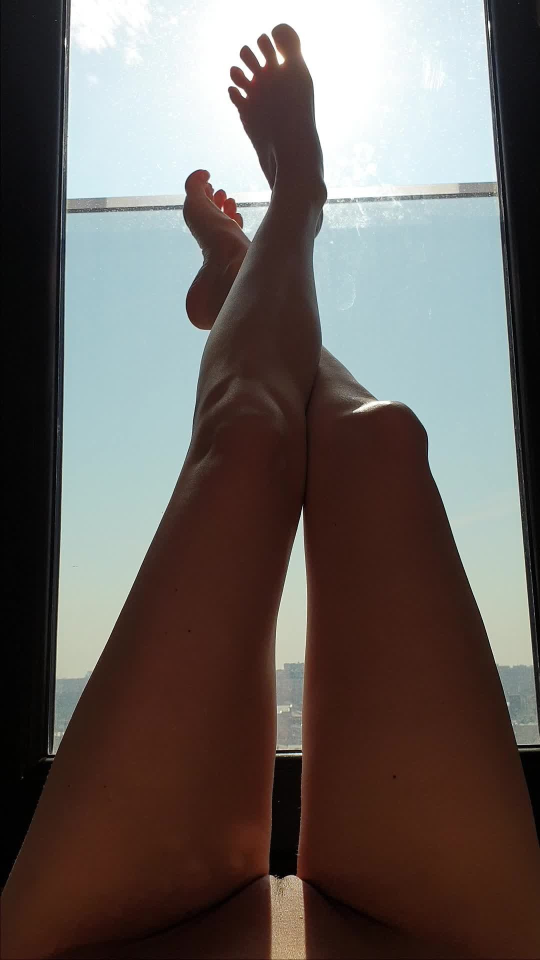 Video by Serafina Muse with the username @Serafinamuse, who is a star user,  October 10, 2023 at 4:20 PM. The post is about the topic Amateurs and the text says 'Are you addicted to more than my legs? #legs #feet #tease #exposed #ASMR'