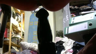 Video by m75BiDevotNRW with the username @m75BiDevotNRW, who is a verified user,  October 16, 2023 at 9:14 AM. The post is about the topic Gay and the text says 'fuck my horsedildo at home ... - was so horny..'