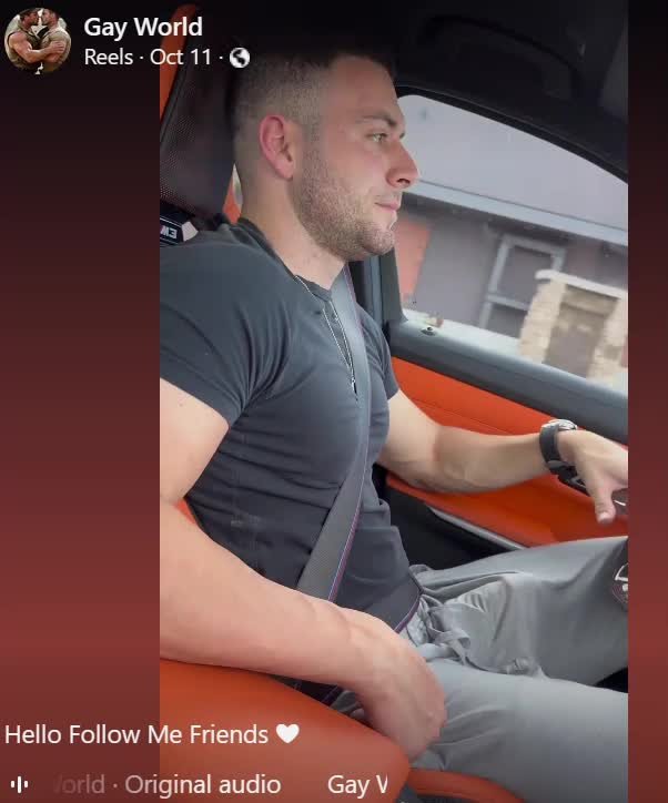 Video by DirtyDaddyFunStuff with the username @DirtyDaddyPorn, who is a verified user,  January 6, 2024 at 12:39 AM and the text says 'Driving with a Rager #hardon'