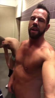 Video by DirtyDaddyFunStuff with the username @DirtyDaddyPorn, who is a verified user,  January 6, 2024 at 10:07 PM and the text says '#lockerroom #gym #shower #jockstrap #otters #hairy'