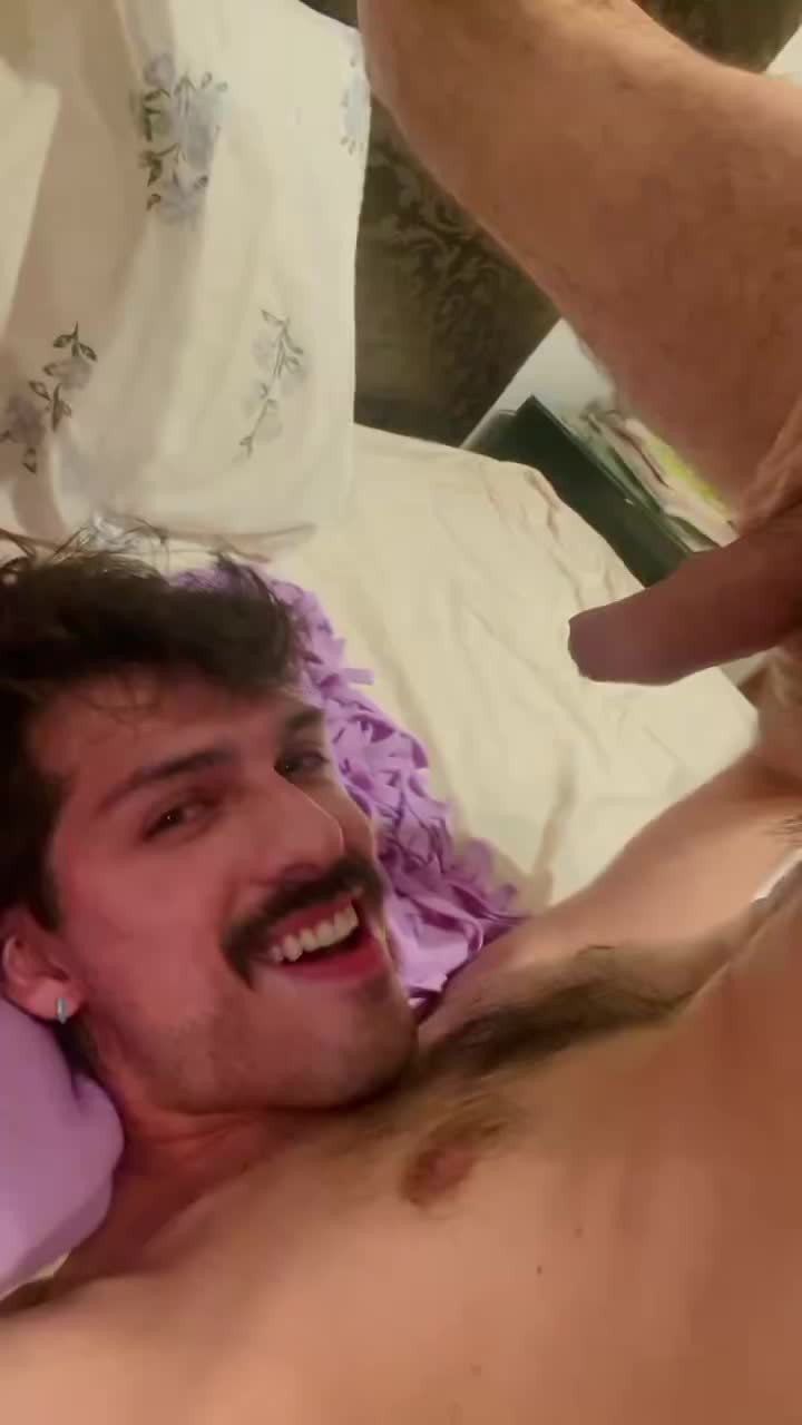Video by DirtyDaddyFunStuff with the username @DirtyDaddyPorn, who is a verified user,  February 27, 2024 at 6:41 PM and the text says 'Stache Pisser #piss #selfsucking #otters #mustache #watersports'