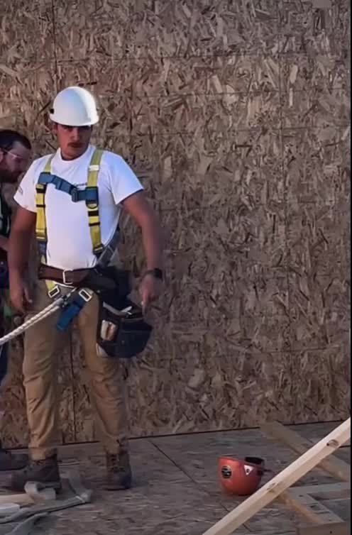 Video by DirtyDaddyFunStuff with the username @DirtyDaddyPorn, who is a verified user,  April 5, 2024 at 7:59 PM and the text says 'GET BACK TO WORK!  YOU SEE NOTHING!   #worksex #hardhats #construction #uniforms #boss #kinky #hairy #rough #manly #beards #stubble #mustache'