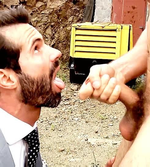 Video by DirtyDaddyFunStuff with the username @DirtyDaddyPorn, who is a verified user,  April 11, 2024 at 6:38 PM and the text says 'Big Squirt!  #oral #cum #cumshot #beards #suits #worksex #construction #uncut'