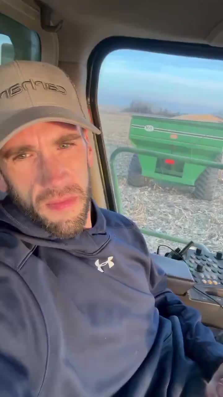Video by DirtyDaddyFunStuff with the username @DirtyDaddyPorn, who is a verified user,  April 13, 2024 at 6:10 PM and the text says 'Ripped Farmer Tractor Wank #ripped #muscles #stubble Beards #otters #cum #cumshot #farm #farmer #countryboys'
