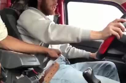 Video by DirtyDaddyFunStuff with the username @DirtyDaddyPorn, who is a verified user,  April 14, 2024 at 7:09 PM and the text says '#Hitchhiker #handjob #carjacking #ginger #redhead #cum #cumshot #beards'