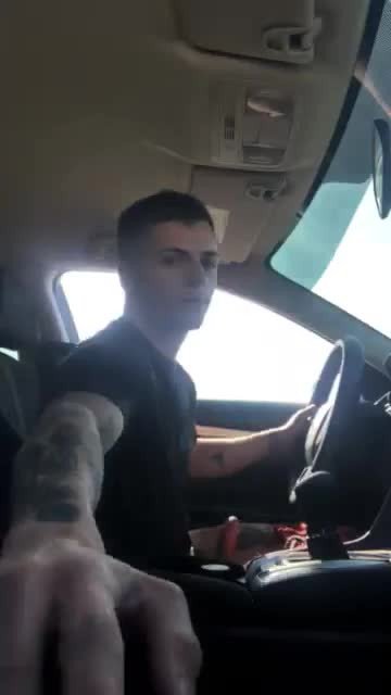 Video by DirtyDaddyFunStuff with the username @DirtyDaddyPorn, who is a verified user,  April 18, 2024 at 5:52 PM and the text says '#Carjacking on the Road #twink #hardcock #jerkingoff #teaser'