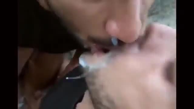 Video by DirtyDaddyFunStuff with the username @DirtyDaddyPorn, who is a verified user,  April 18, 2024 at 10:47 PM and the text says '#cummy #kisses #stubble #cocksucker #facials'