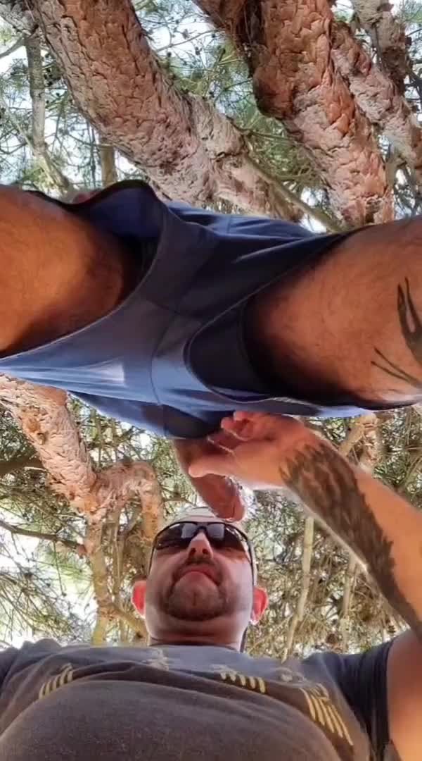 Video by DirtyDaddyFunStuff with the username @DirtyDaddyPorn, who is a verified user,  April 19, 2024 at 10:57 PM and the text says 'Thick #stubble #Beard with load of Thick #cum #cumshot #facial #parks #public #blowjob'