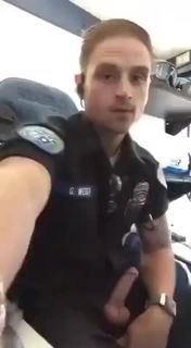 Video by DirtyDaddyFunStuff with the username @DirtyDaddyPorn, who is a verified user,  April 22, 2024 at 6:52 PM and the text says '#cop #pig #police #uniform #jerkingoff #teaser'