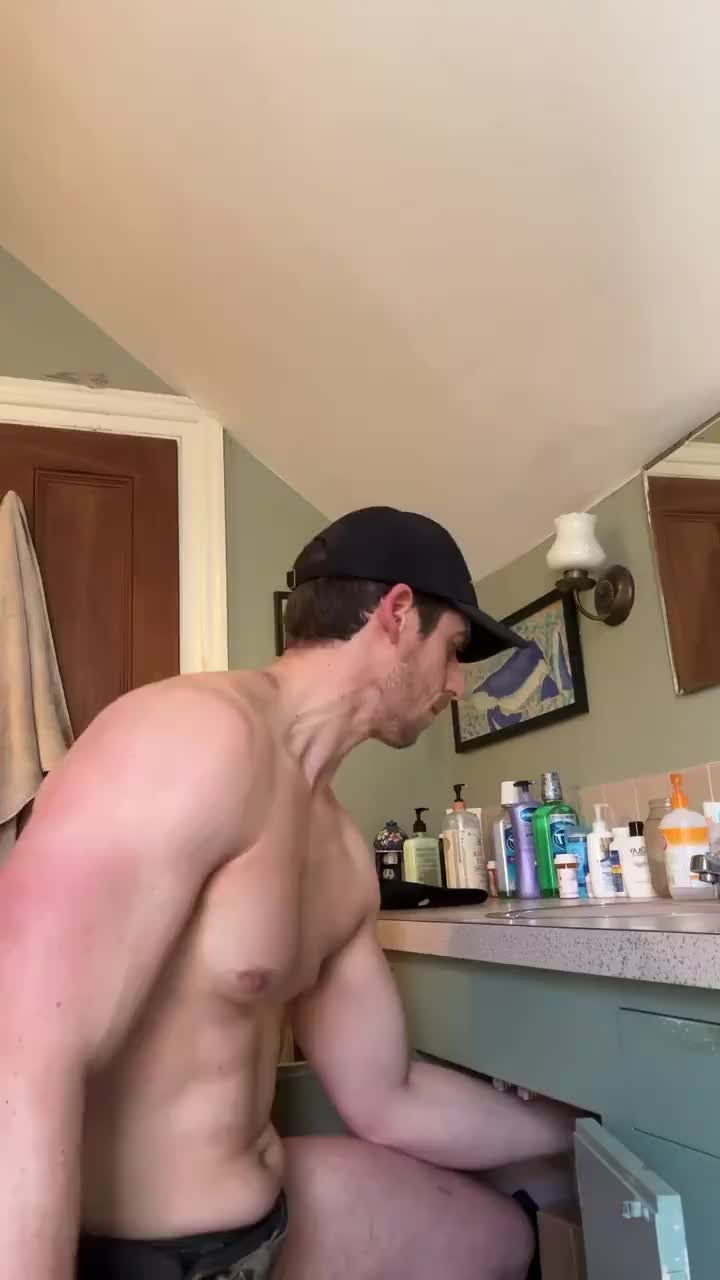 Video by DirtyDaddyFunStuff with the username @DirtyDaddyPorn, who is a verified user,  April 30, 2024 at 12:23 AM and the text says '#plumber #pipes #hung #uncut #cum #cumshot #uniform #stubble'