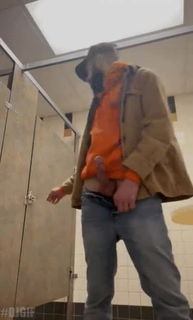 Video by DirtyDaddyFunStuff with the username @DirtyDaddyPorn, who is a verified user,  April 30, 2024 at 1:04 AM and the text says '#hung #redneck in #public #restroom #teaser'