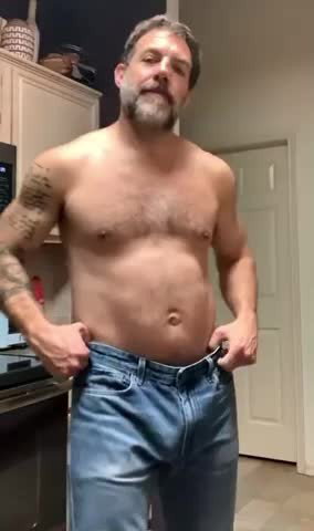 Video by DirtyDaddyFunStuff with the username @DirtyDaddyPorn, who is a verified user,  May 13, 2024 at 10:17 PM and the text says '#daddy #teaser #strip #armpits #hairy #beards'