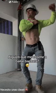 Video by DirtyDaddyFunStuff with the username @DirtyDaddyPorn, who is a verified user,  June 3, 2024 at 6:31 PM and the text says 'Sexy #construction #dancer #abs #uniform'