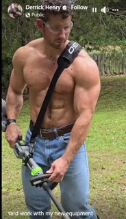 Video by DirtyDaddyFunStuff with the username @DirtyDaddyPorn, who is a verified user,  June 3, 2024 at 6:48 PM and the text says 'Lawnwork.  #muscles #hairy #buff #gardender'