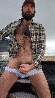 Video by DirtyDaddyFunStuff with the username @DirtyDaddyPorn, who is a verified user,  July 10, 2024 at 12:42 AM and the text says 'Windy Wood #hung #otter #farmer #stubble #beards #armpits #muscles  #cum'