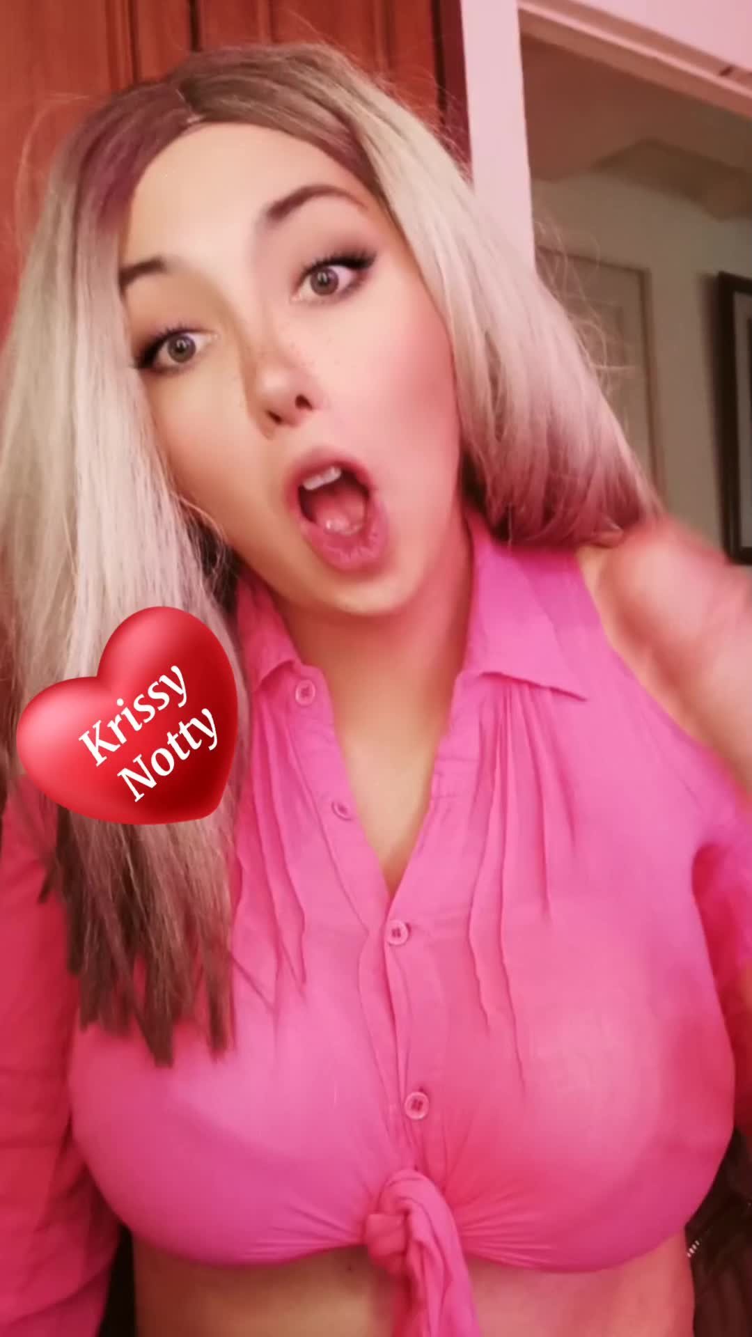 Video by KrissyNotty with the username @KrissyNotty, who is a verified user,  March 7, 2024 at 5:49 AM. The post is about the topic Sex Toys and the text says 'I love my sex toys 😅😍❤️'