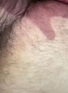 Shared Video by BIGOZZY72 with the username @BIGOZZY72, who is a verified user,  August 12, 2024 at 1:12 PM and the text says 'Me Spun using my Cum for Lube'