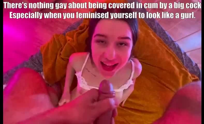 Video by CockClimber with the username @CockClimber,  January 17, 2023 at 9:29 AM. The post is about the topic Sissy and the text says 'its not gay'