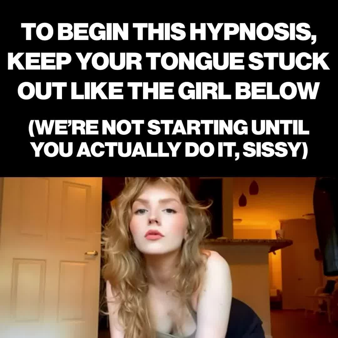 Video by CockClimber with the username @CockClimber,  November 22, 2023 at 10:50 PM. The post is about the topic Sissy and the text says 'tongue out'