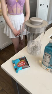 Video by Emily Belmont with the username @emilybelmontt, who is a star user,  June 26, 2024 at 1:22 PM. The post is about the topic Tiktok xxx and the text says 'Let me make you a milk shake 🍒🍼'