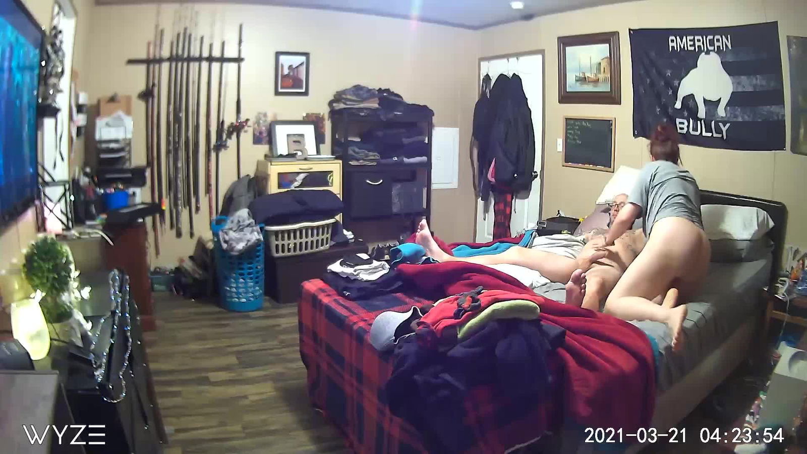 Watch the Video by Ramsey5.7 with the username @Ramsey5.7, who is a verified user, posted on March 8, 2024. The post is about the topic Home Made Amateurs. and the text says 'security cam caught a good one'