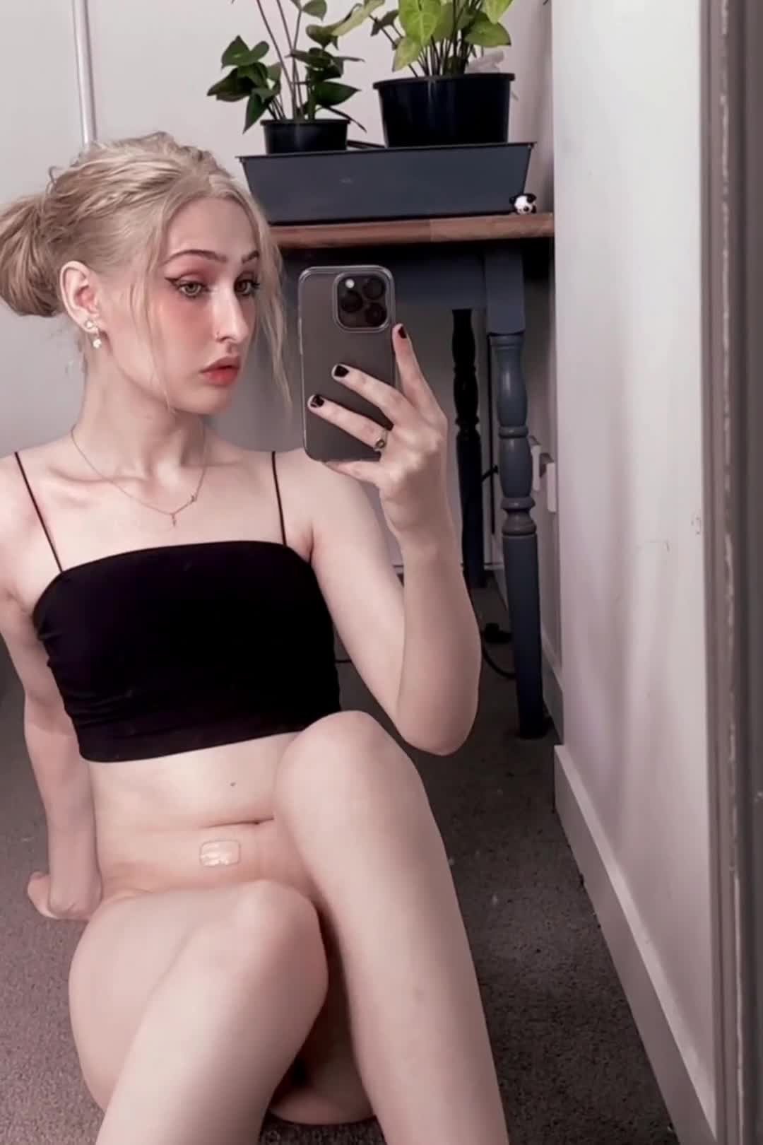 Video by stormyrae with the username @stormyrae, who is a star user,  April 18, 2024 at 2:32 AM. The post is about the topic Trans and the text says 'Am I your type? 🥺'