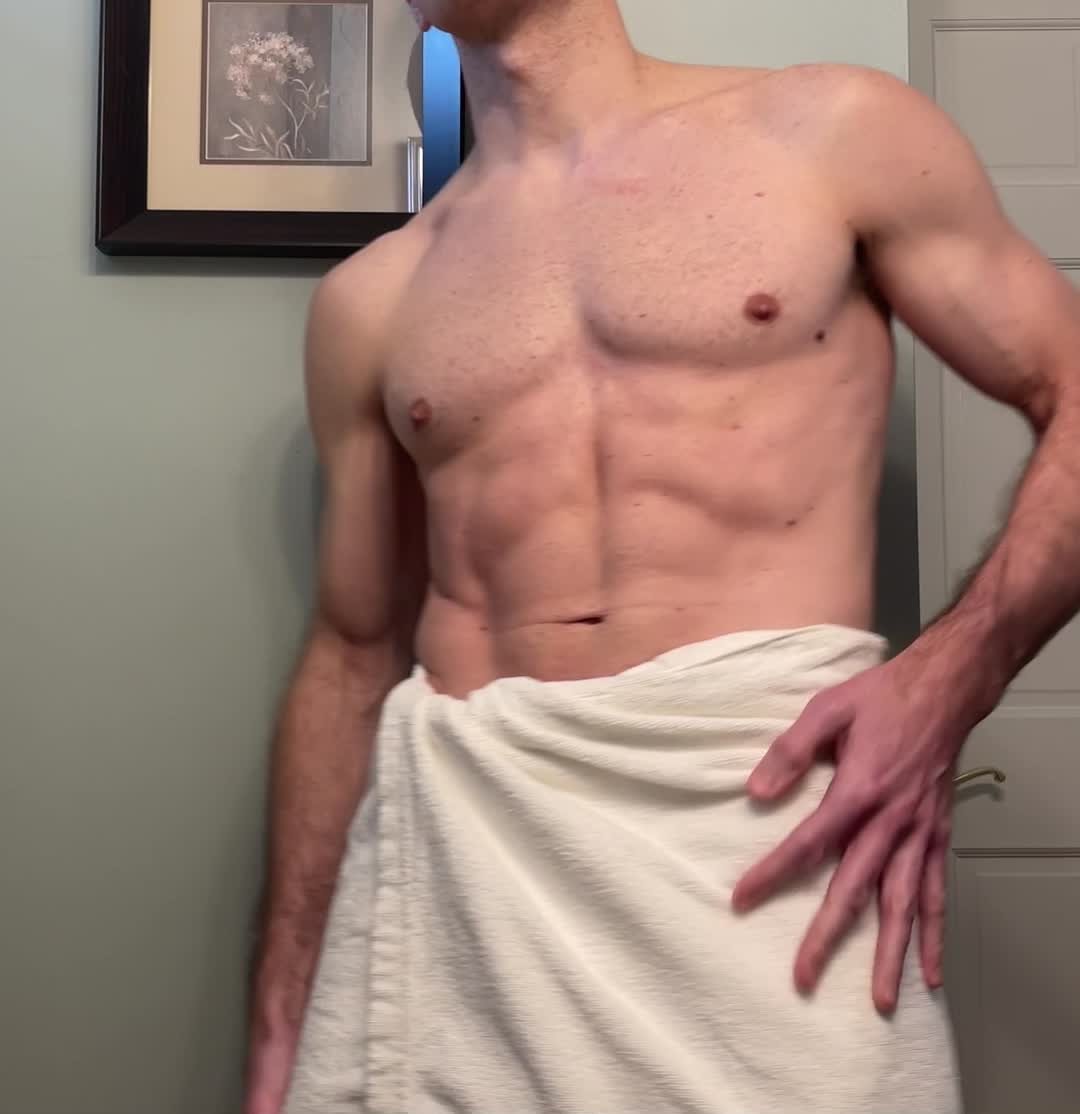 Video by wantingofattention with the username @wantingofattention, who is a verified user,  January 2, 2024 at 5:08 PM. The post is about the topic GayExTumblr and the text says 'Towel on. Towel off'