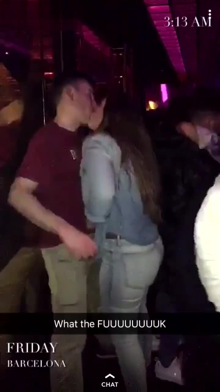 Shared Video by williebigcock12 with the username @williebigcock12, who is a verified user,  May 10, 2024 at 6:41 PM and the text says 'love when she meets up with guys at the club'