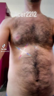 Video by Acer2212 with the username @acer2212, who is a verified user,  October 7, 2024 at 5:03 PM. The post is about the topic Gay Hairy Men and the text says 'Getting ready for the swimming pool after working out'