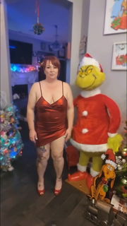 Video by Dragontalez with the username @Dragontalez, who is a verified user,  December 5, 2024 at 2:58 PM. The post is about the topic MILF NEXT DOOR and the text says 'This is the PG version, who wants to see the red dress cum off?'