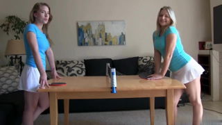 Video by lostbetsgames with the username @lostbetsgames, who is a brand user,  June 29, 2024 at 8:53 AM. The post is about the topic Lesbian Videos and the text says 'Strip Table Tennis With Jill and Octavia 
#Amateur #Ass #Tits #Striptease #Blonde #lostbetsgames #Lesbian #FuckMachine #Horny #PussyLicking #POV'
