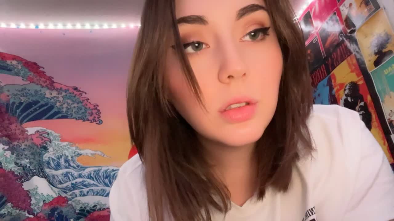 Video by Vinylslut with the username @Vinylslut, who is a verified user,  May 19, 2024 at 3:56 PM. The post is about the topic Titty Drop and the text says 'just a peek'