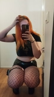 Video by Secretsofapplepie with the username @Secretsofapplepie, who is a verified user,  June 6, 2024 at 6:26 PM. The post is about the topic instagram and the text says 'you should follow me on IG: @secretsofapplepie
#latex #shiny #pvc #fishnet #whitegirl #ginger #redhair'