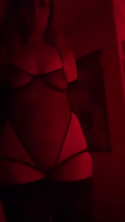 Video by BelleOfHell with the username @BelleOfHell, who is a verified user,  July 15, 2024 at 7:32 AM. The post is about the topic Ass and the text says 'Who wants to cum in my red room?'