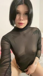 Video by cuddlyy with the username @cuddlyy, who is a star user,  August 14, 2024 at 4:44 PM. The post is about the topic Teen and the text says 'Me in my transparent bodysuit'