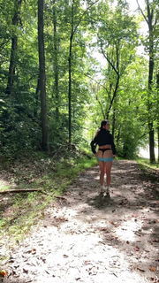 Shared Video by Taste Me K with the username @tastemek, who is a star user,  September 14, 2024 at 8:25 PM. The post is about the topic Great Outdoors and the text says 'If you caught me on the trail...'